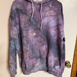 Purple Tie-Dye Hoodie